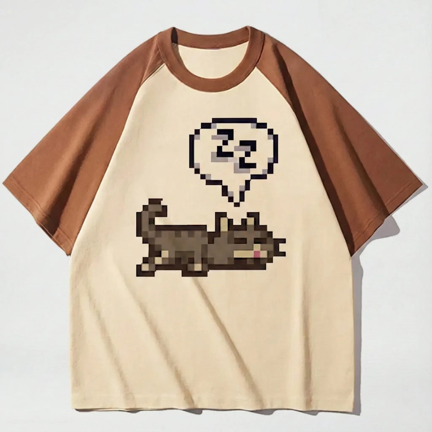 Camiseta Stardew Valley Edição Gatinho Dormindo