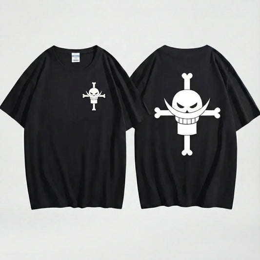 Camiseta One Piece "Legacy of Fire" – Ace & Barba Branca