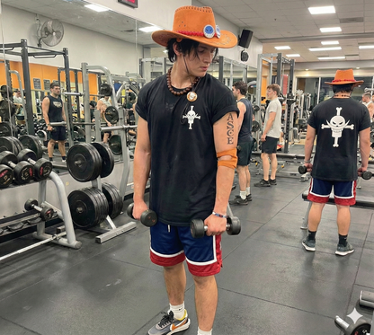 Camiseta One Piece "Legacy of Fire" – Ace & Barba Branca