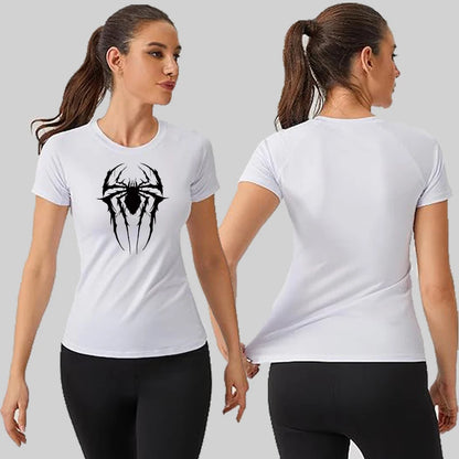 Camiseta de Compressão Feminina "Arachnid" – Edição Hero Suit